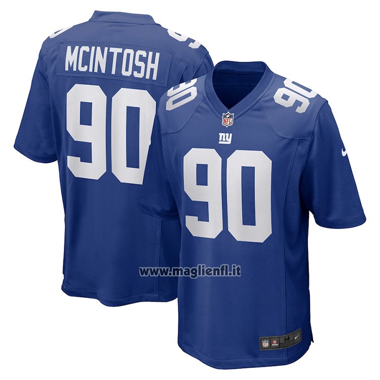 Maglia NFL Game New York Giants Rj Mcintosh Blu